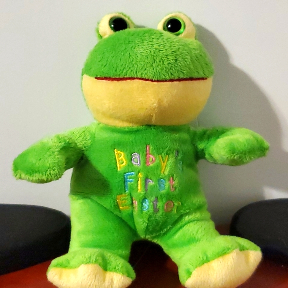 Baby's First Easter Frog Plush Stuffed Animal
